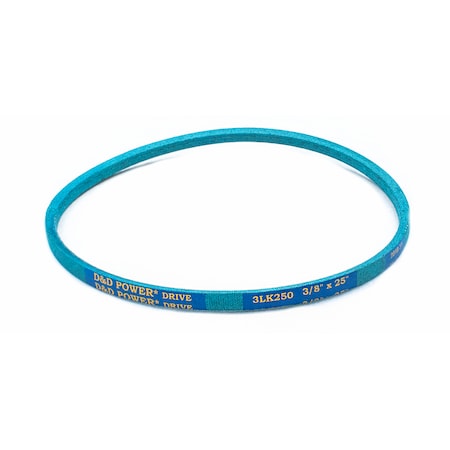 D&D 3LK250 25" Outside Length, 3/8" Top Width, 1 Ribs 3LK250